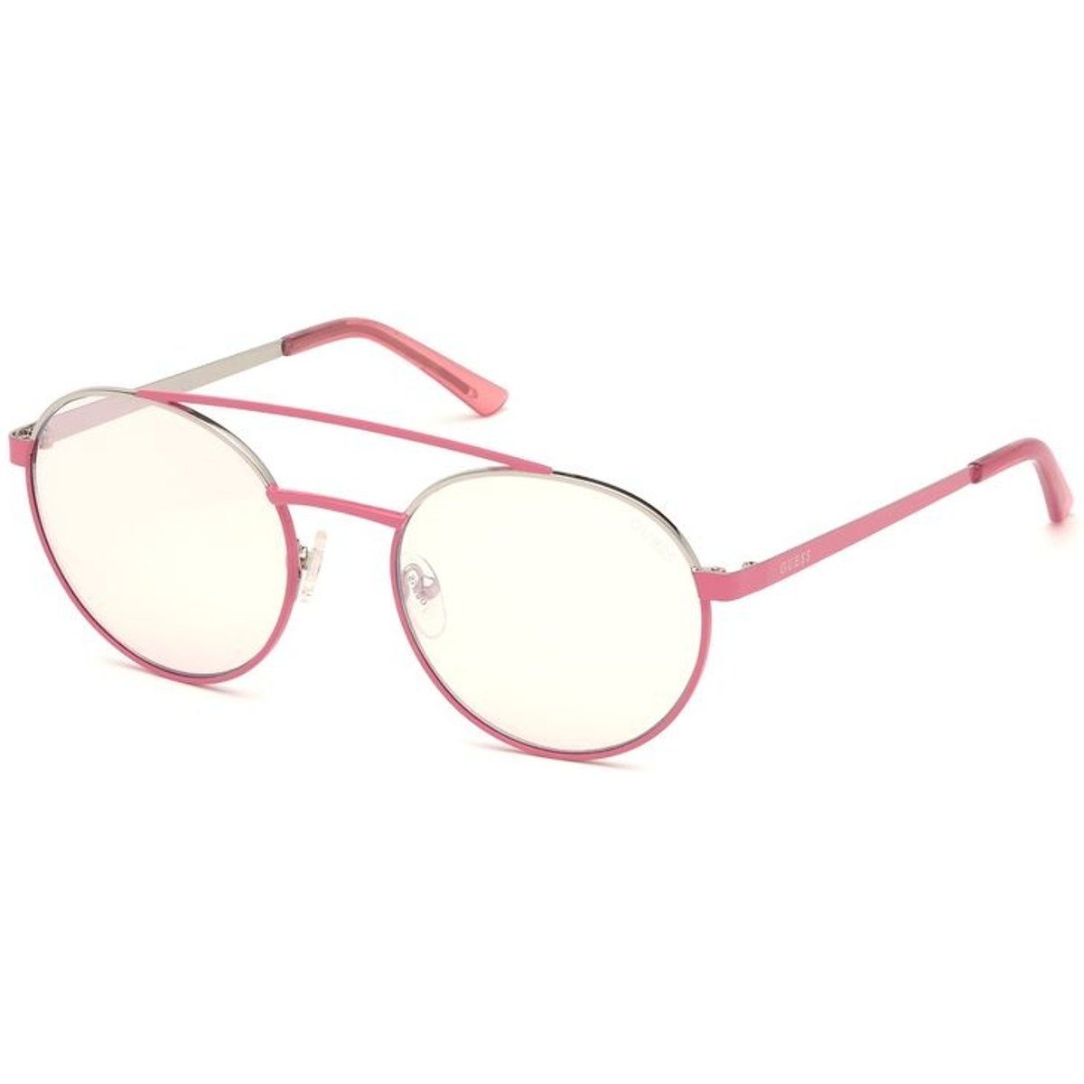 Runde Metallsonnenbrille mit oberer Stange