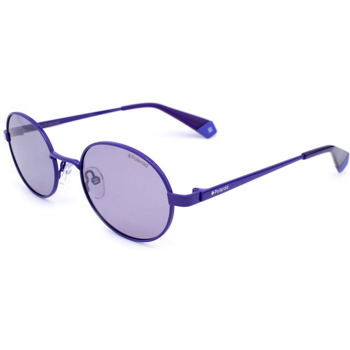 Runde, violette Sonnenbrille