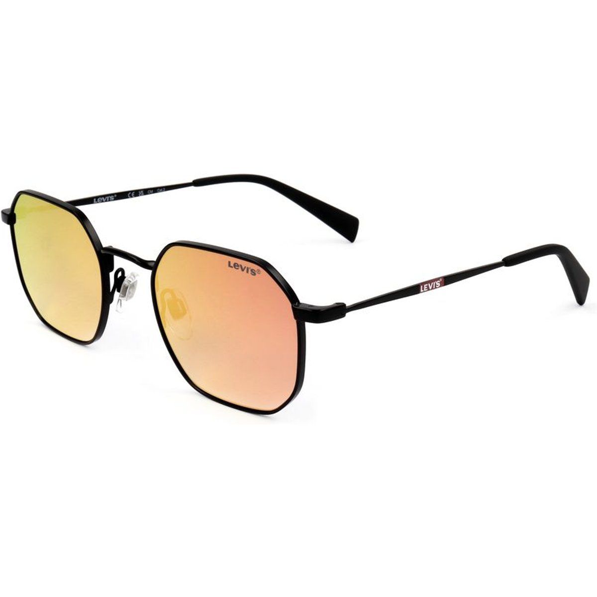 Achteckige Spiegel-Sonnenbrille