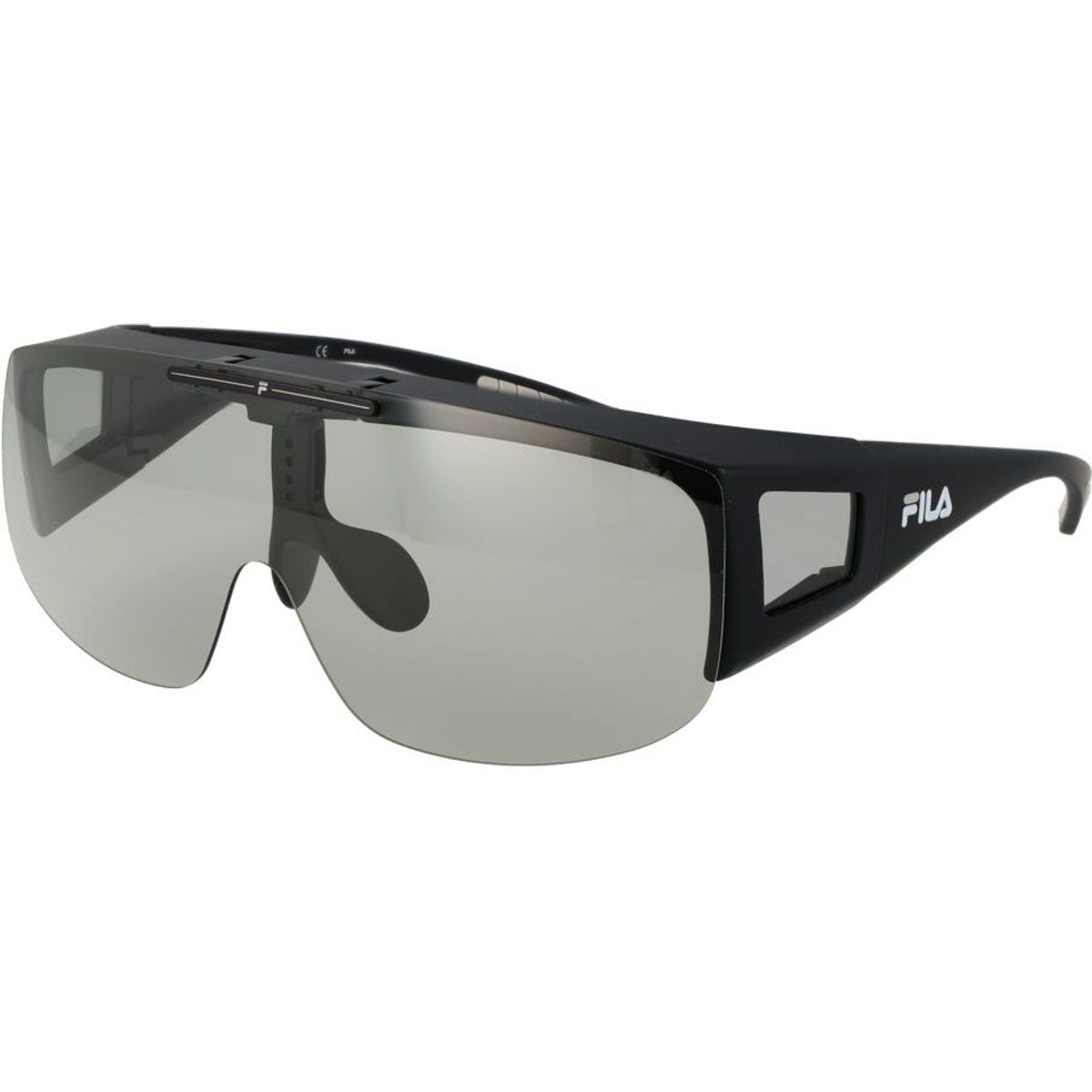 Schild-Sonnenbrille im sportlichen Design