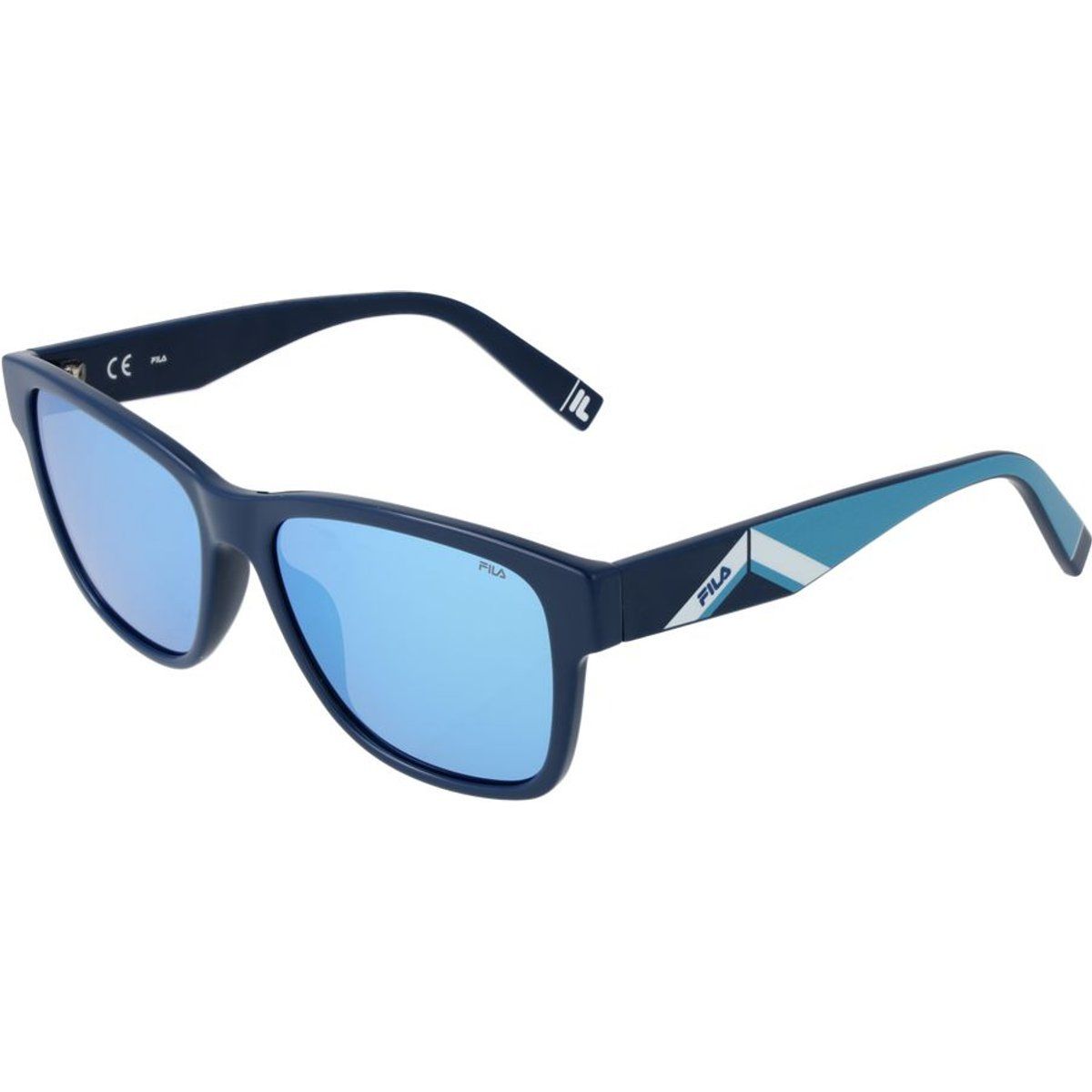 Quadratische Sonnenbrille mit Spiegelgläsern