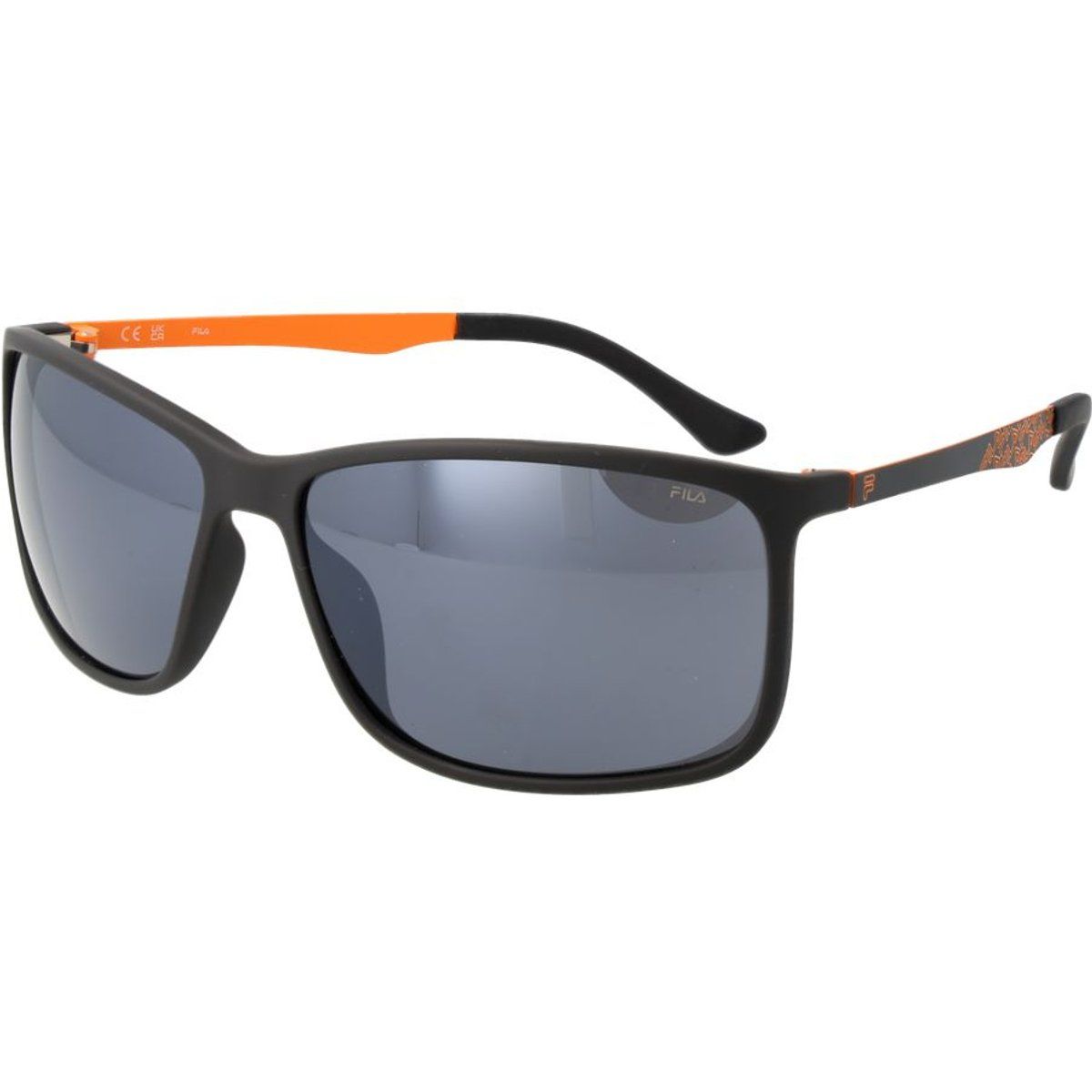Fila Sonnenbrille Rechteckig Matt Schwarz