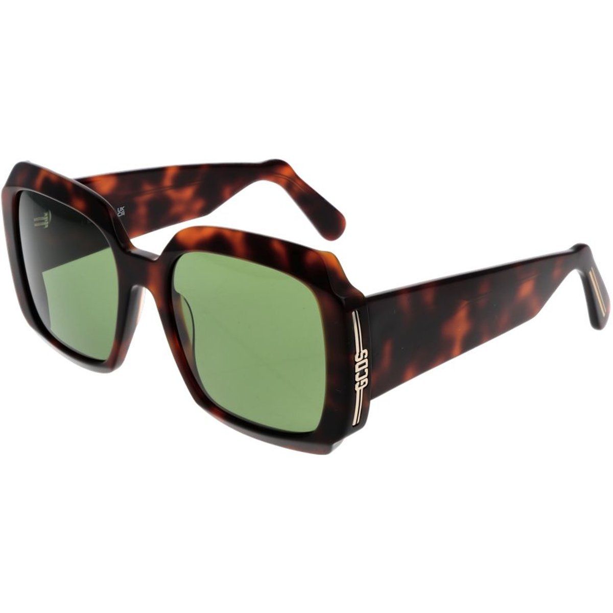 Gcds Sonnenbrille Schildkrötenmuster Grün