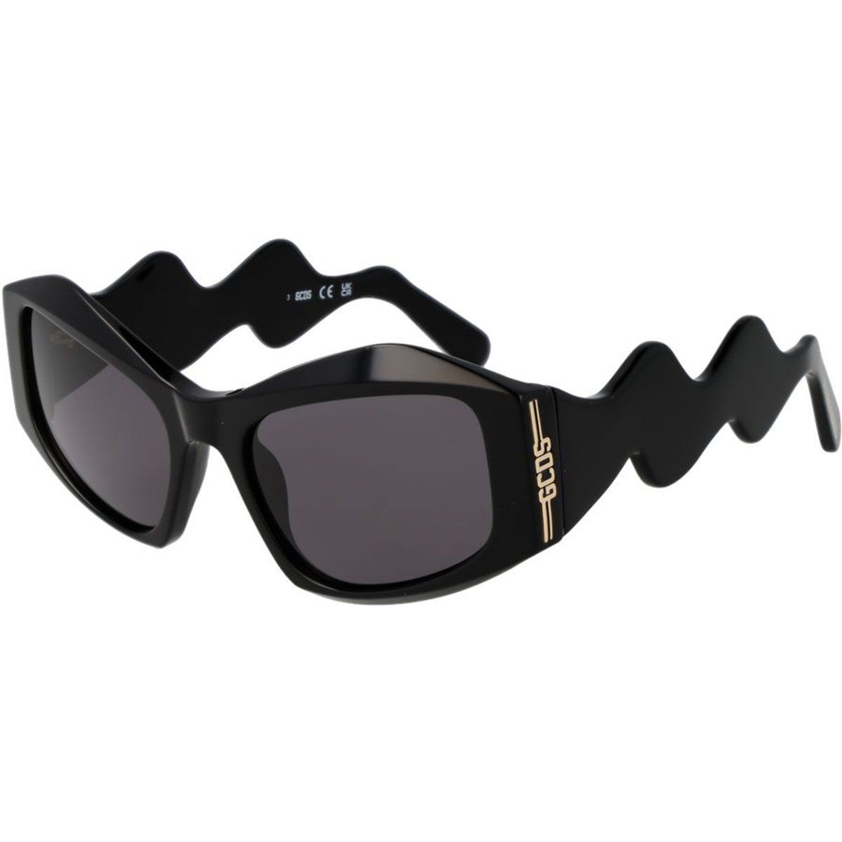 Wellenförmige Sonnenbrille
