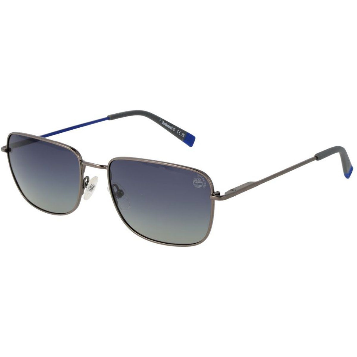 Quadratische Metall-Polarisierte Sonnenbrille