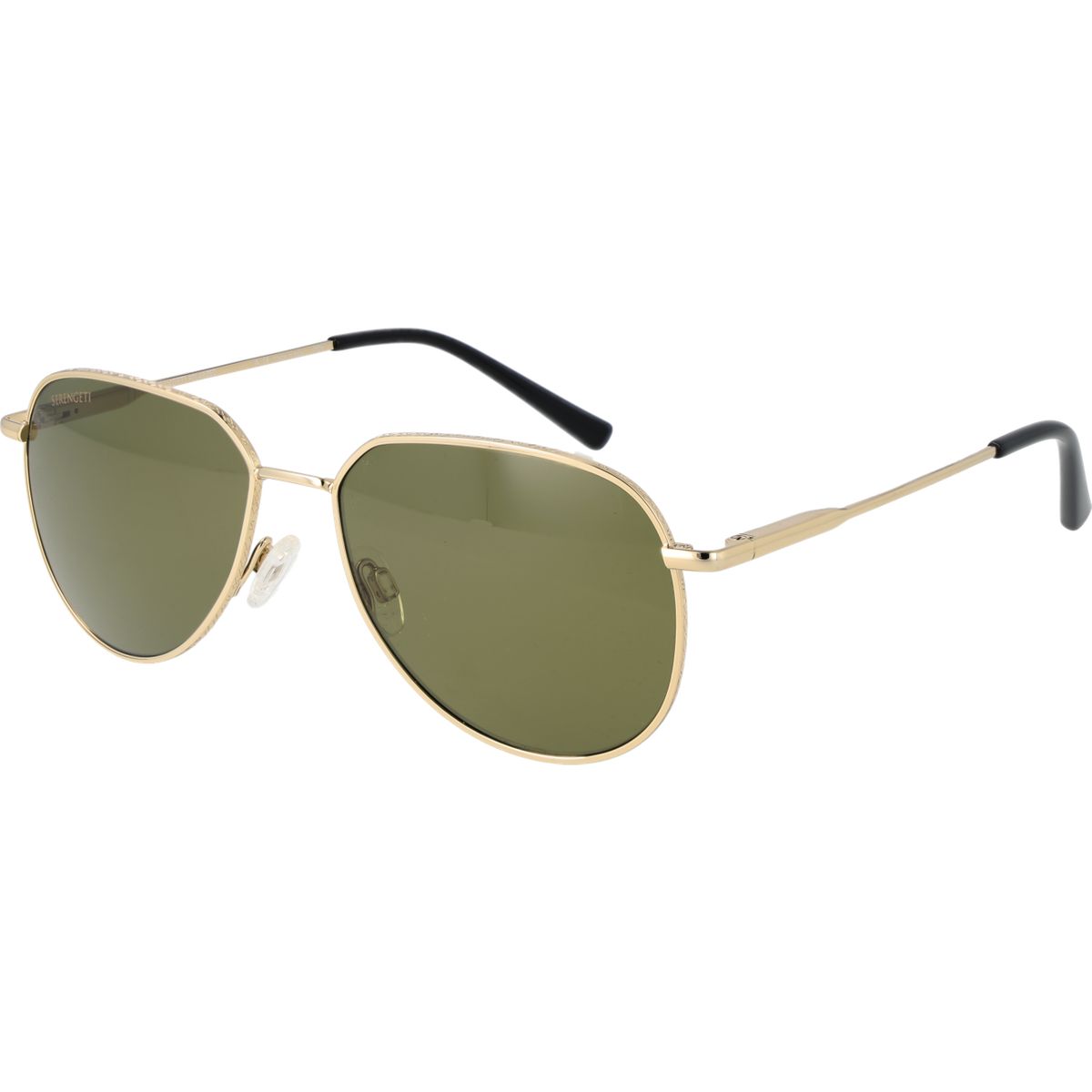 Sonnenbrille mit geometrischem Pilotenrahmen