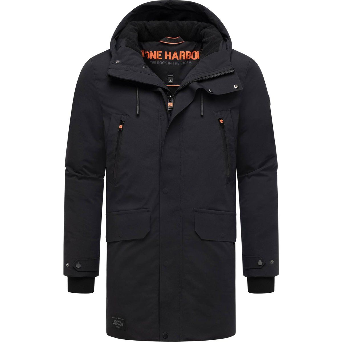 Herren Winterparka mit Fleecefutter und Kapuze