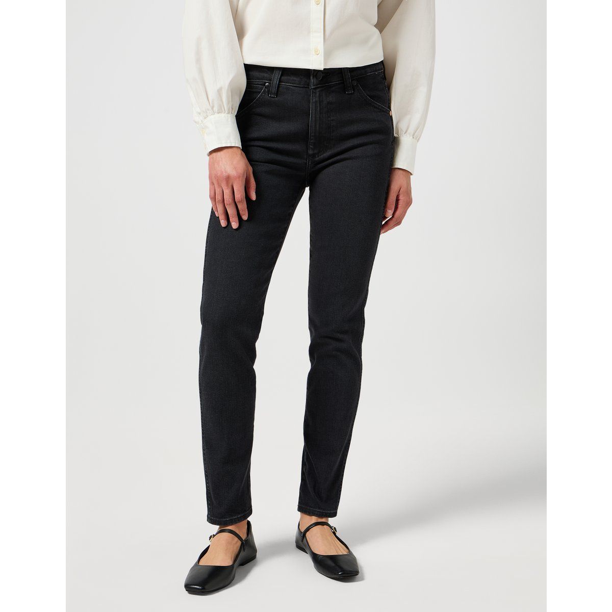 Slim Fit High-Rise Jeans