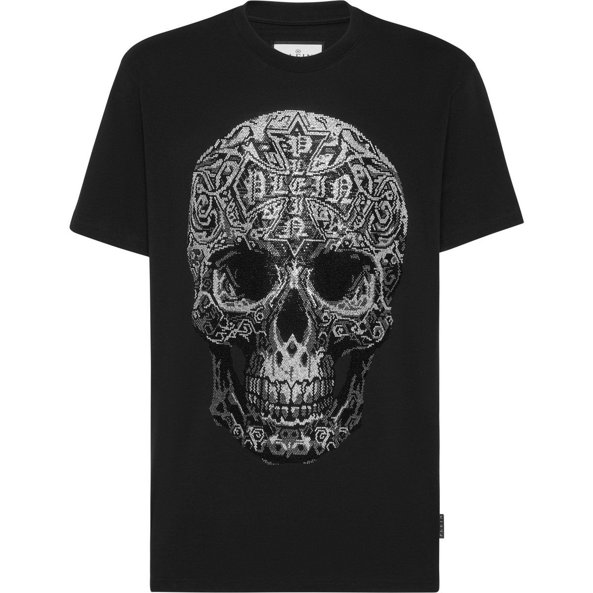 Gothic Totenkopf Grafik T-Shirt