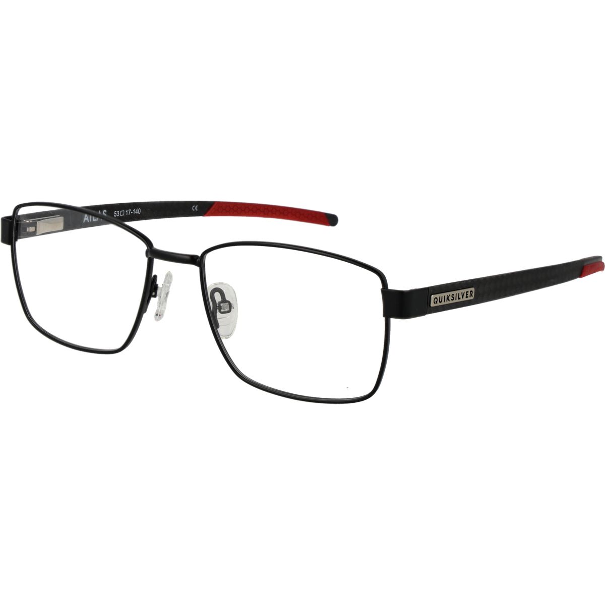 Rechteckige Vollrand-Metallbrille