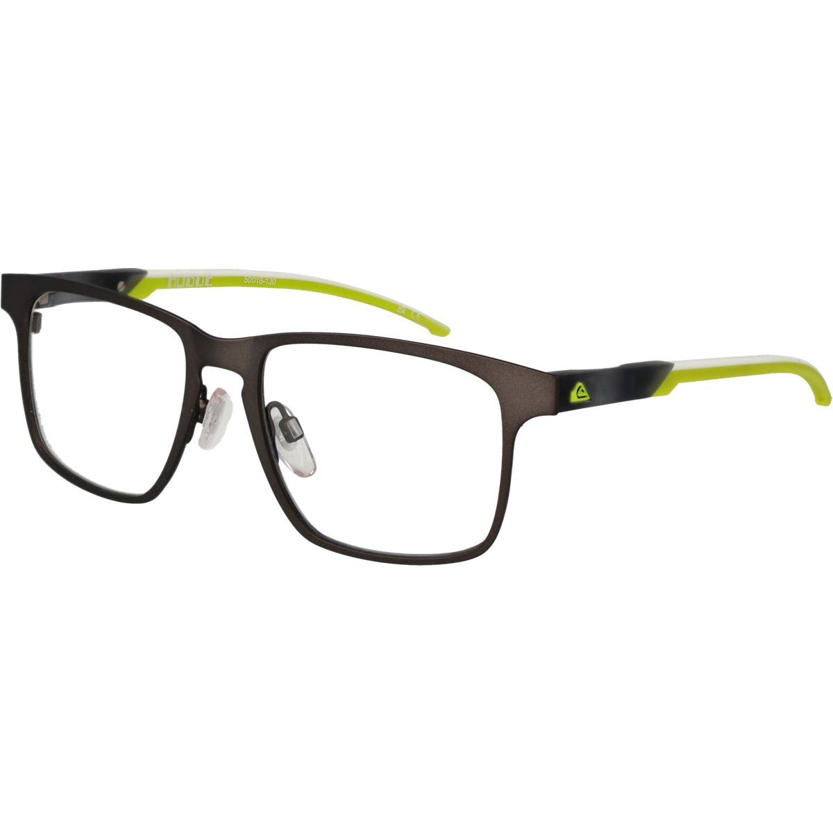 Quadratische Vollrandbrille mit Akzenten