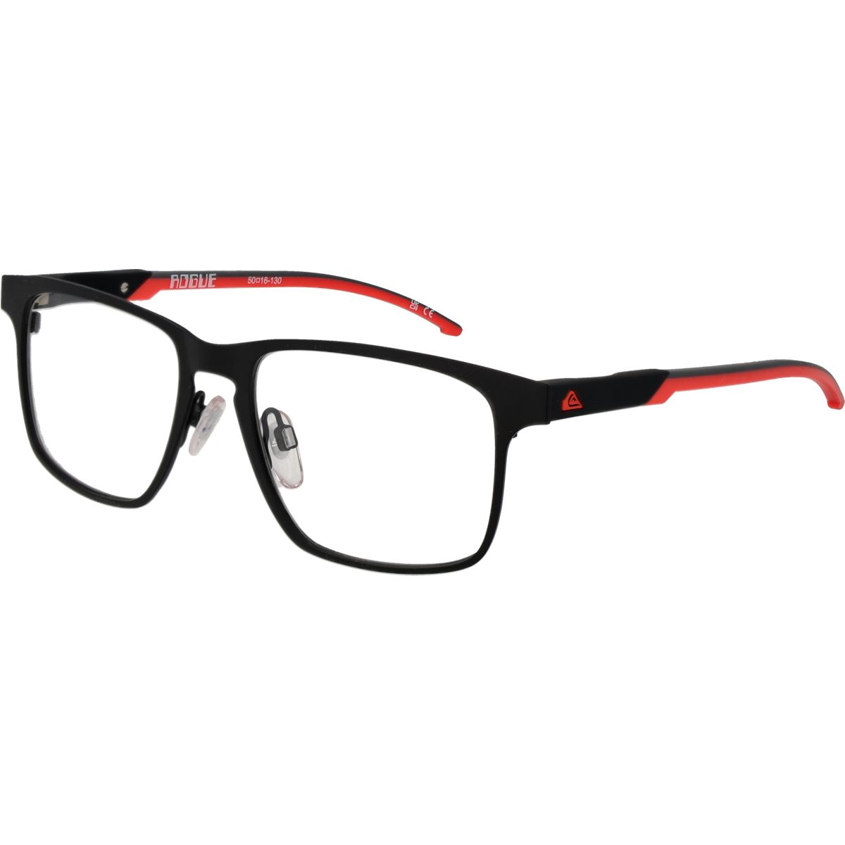 Matte Schwarze Rechteckige Vollrandbrille
