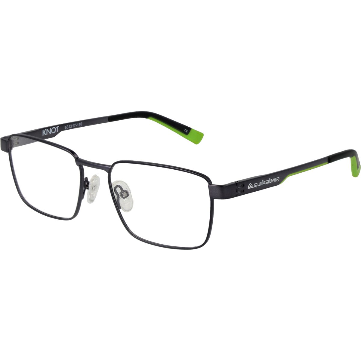 Rechteckige Vollrand-Metallbrille