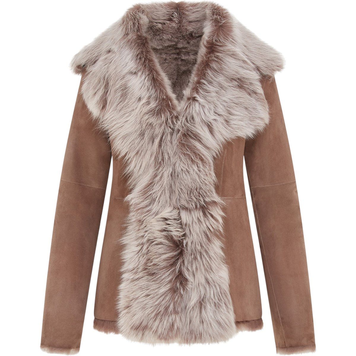 Wildlederjacke aus Shearling Toscana