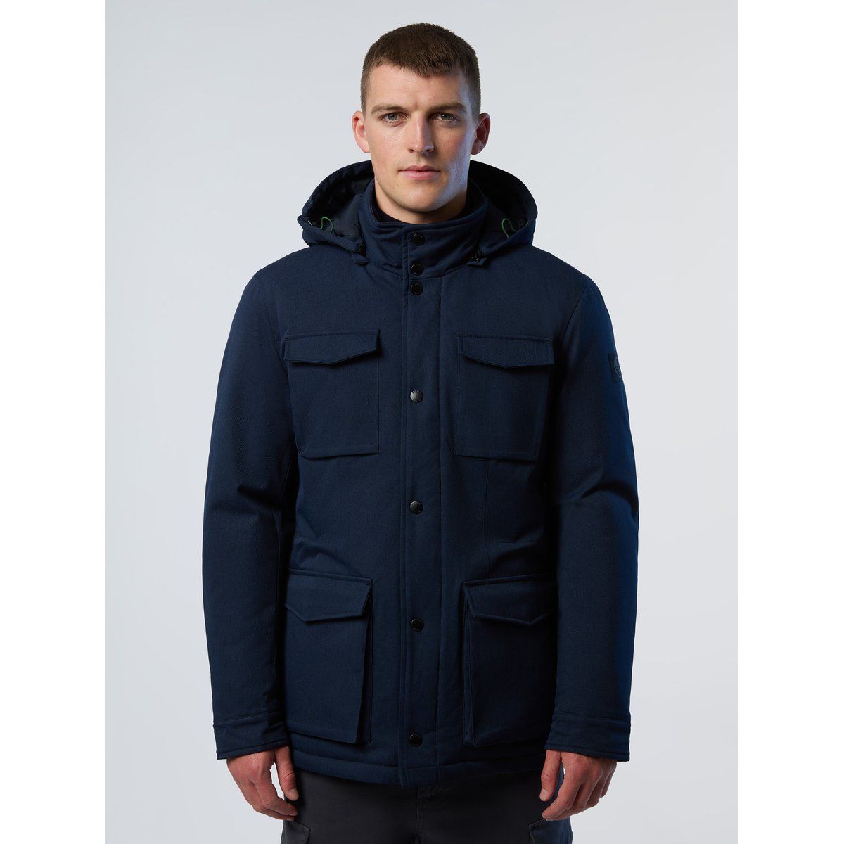 Herren Field Jacke mit Kapuze