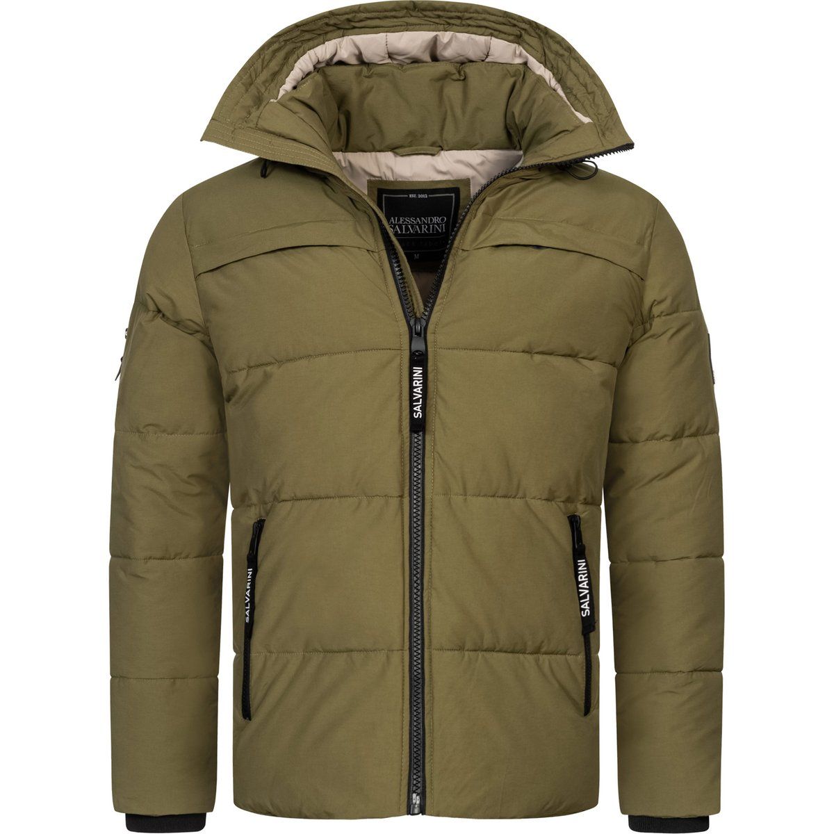 Herren Steppjacke mit Kapuze