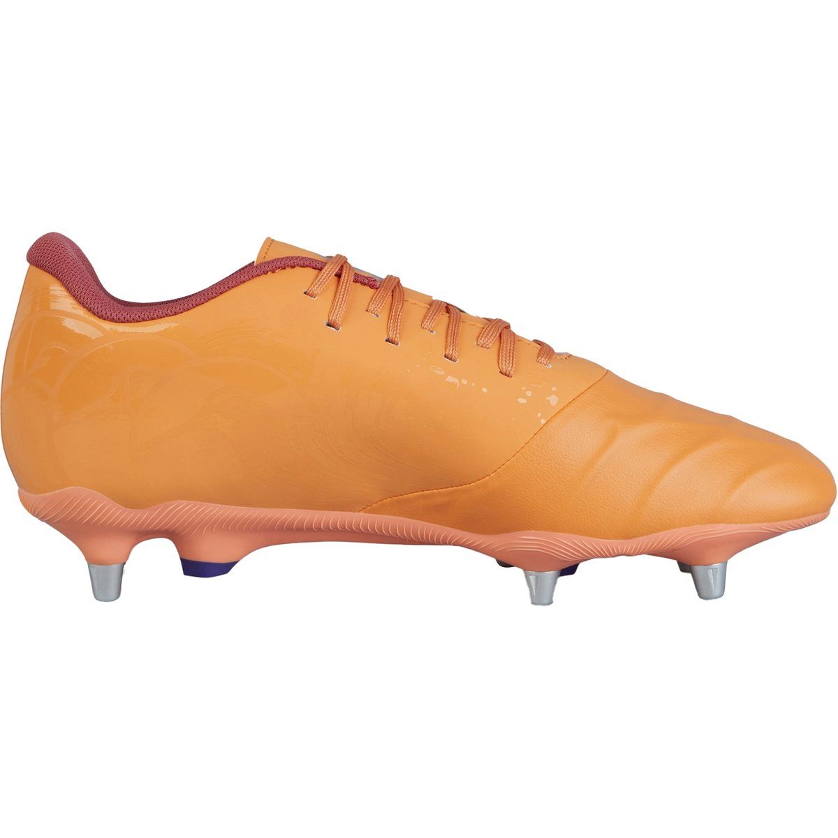 Canterbury - Herren/Damen Unisex Rugby-Stiefel für weichen Boden "Phoenix Genesis Pro", Leder (Orange/Gelb)