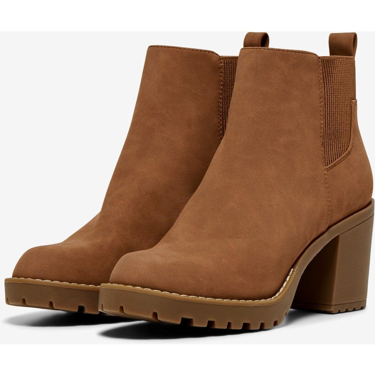 Stiefeletten mit Blockabsatz
