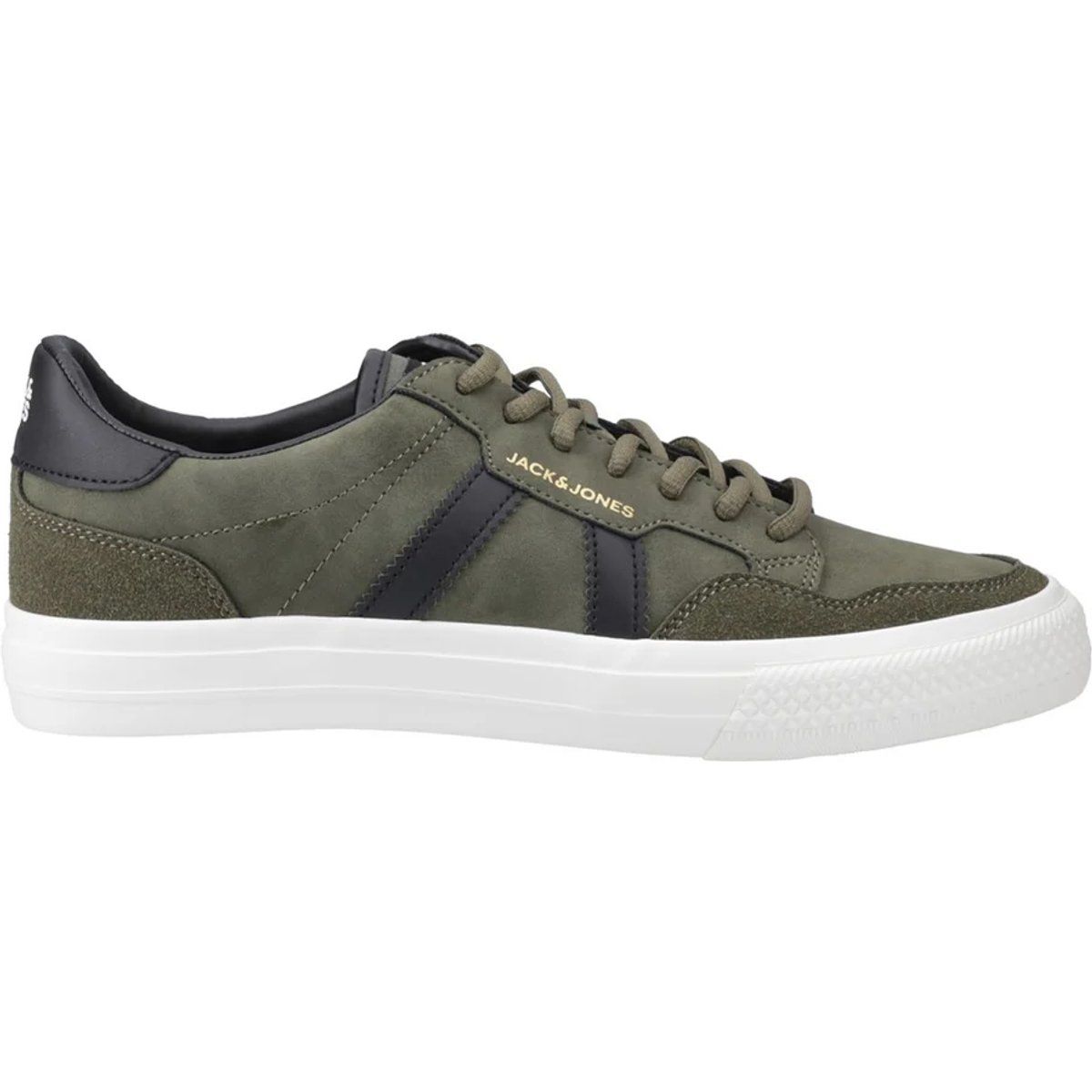 Herren-Sneakers, Olivgrün, lässig