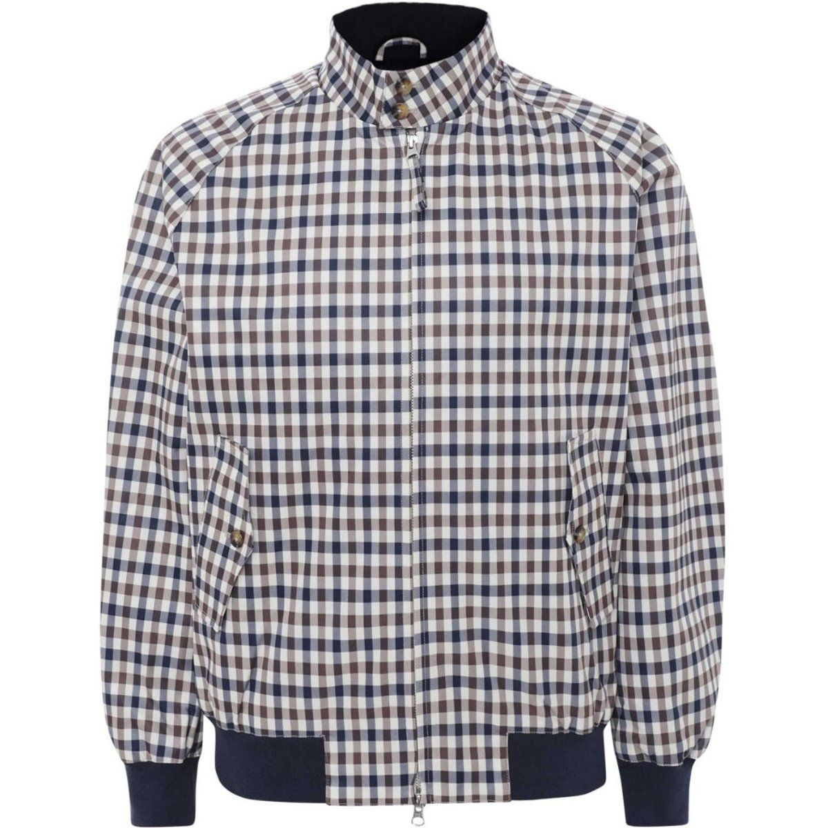 Harrington Jacke mit Club Check Muster