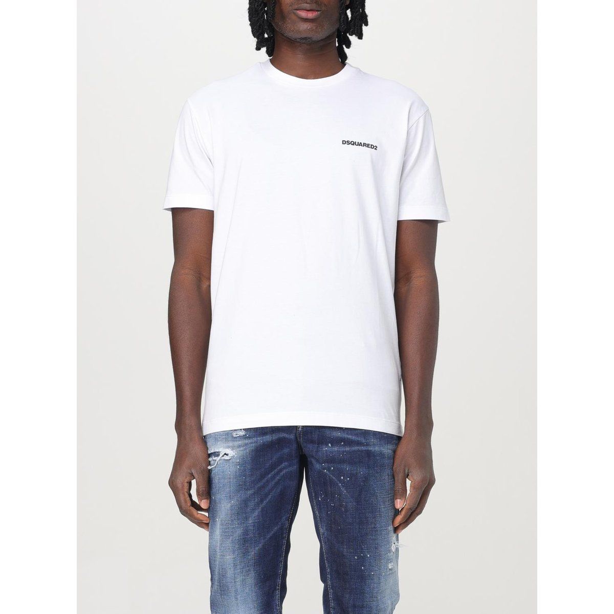 Klassisches Kurzarm-T-Shirt mit Rundhalsausschnitt