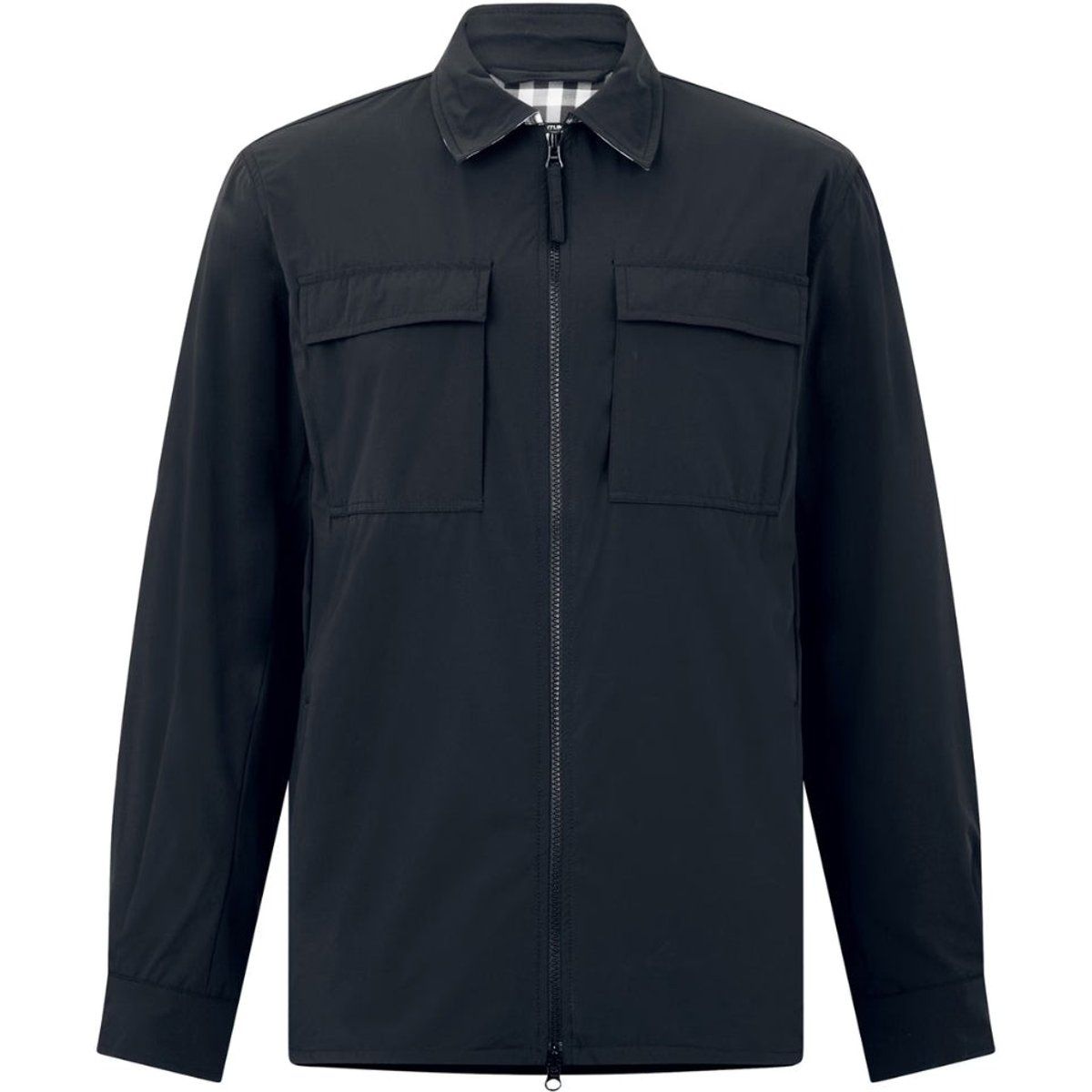 Schwarze Active Stretch Freizeitjacke