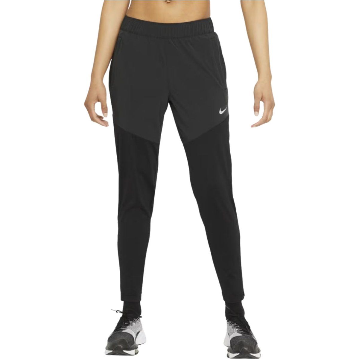 Schwarze Laufhose für Damen Essentials