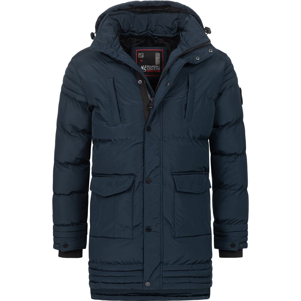 Herren Winterparka mit Kapuze und Fütterung