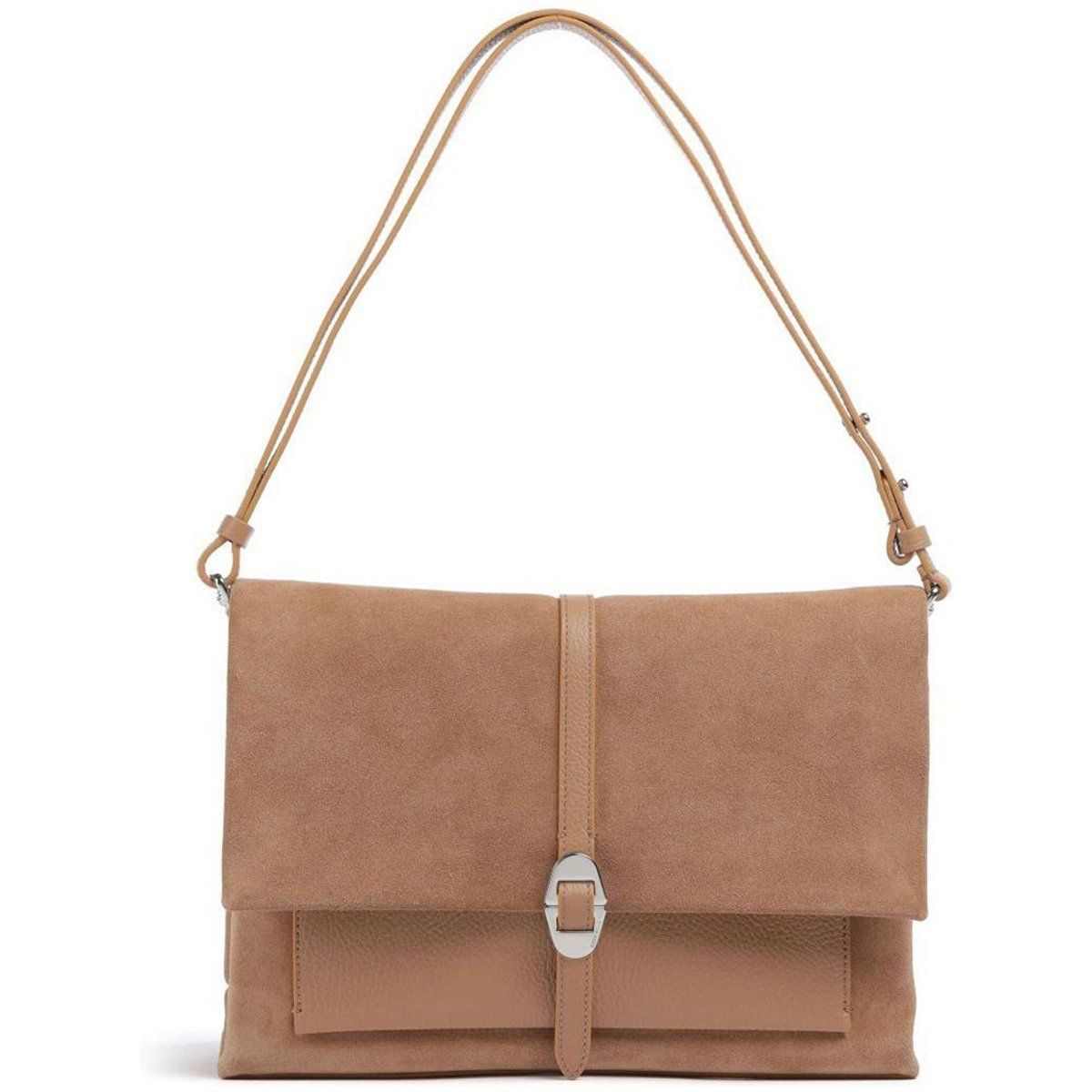 Elegante Ledertasche mit Klappe