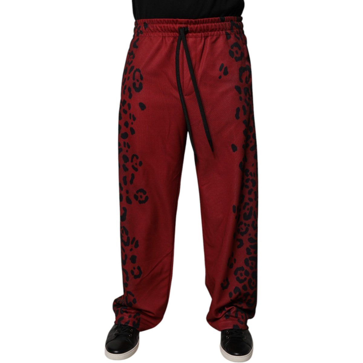 Freizeithose mit Leopardenmuster