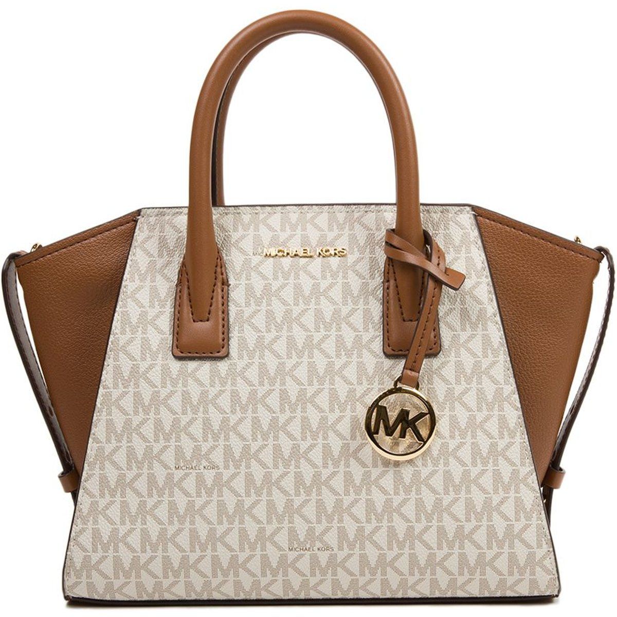 Elegante Satchel-Tasche mit Logo-Print