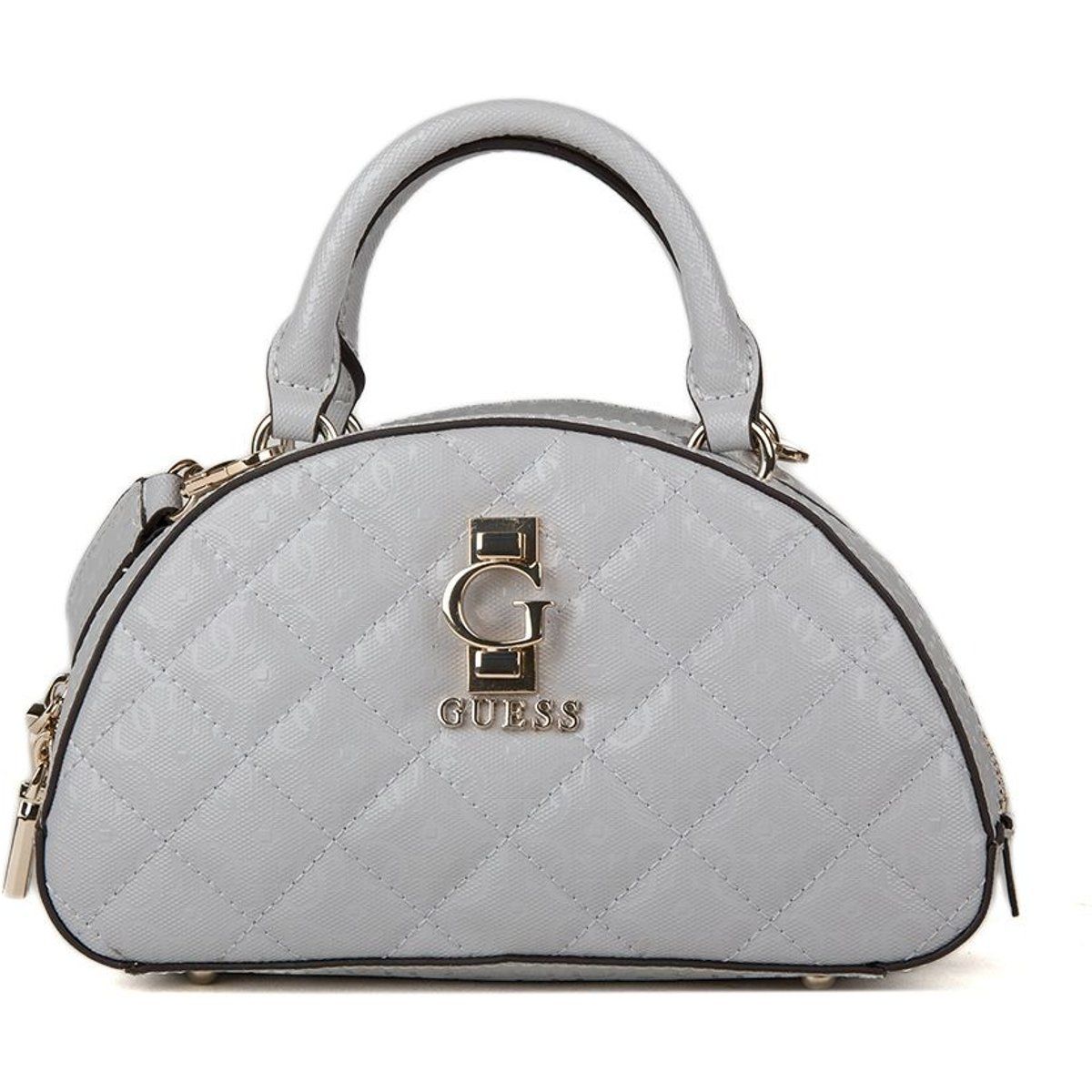 Gesteppte Dome-Tasche mit Logo-Charm