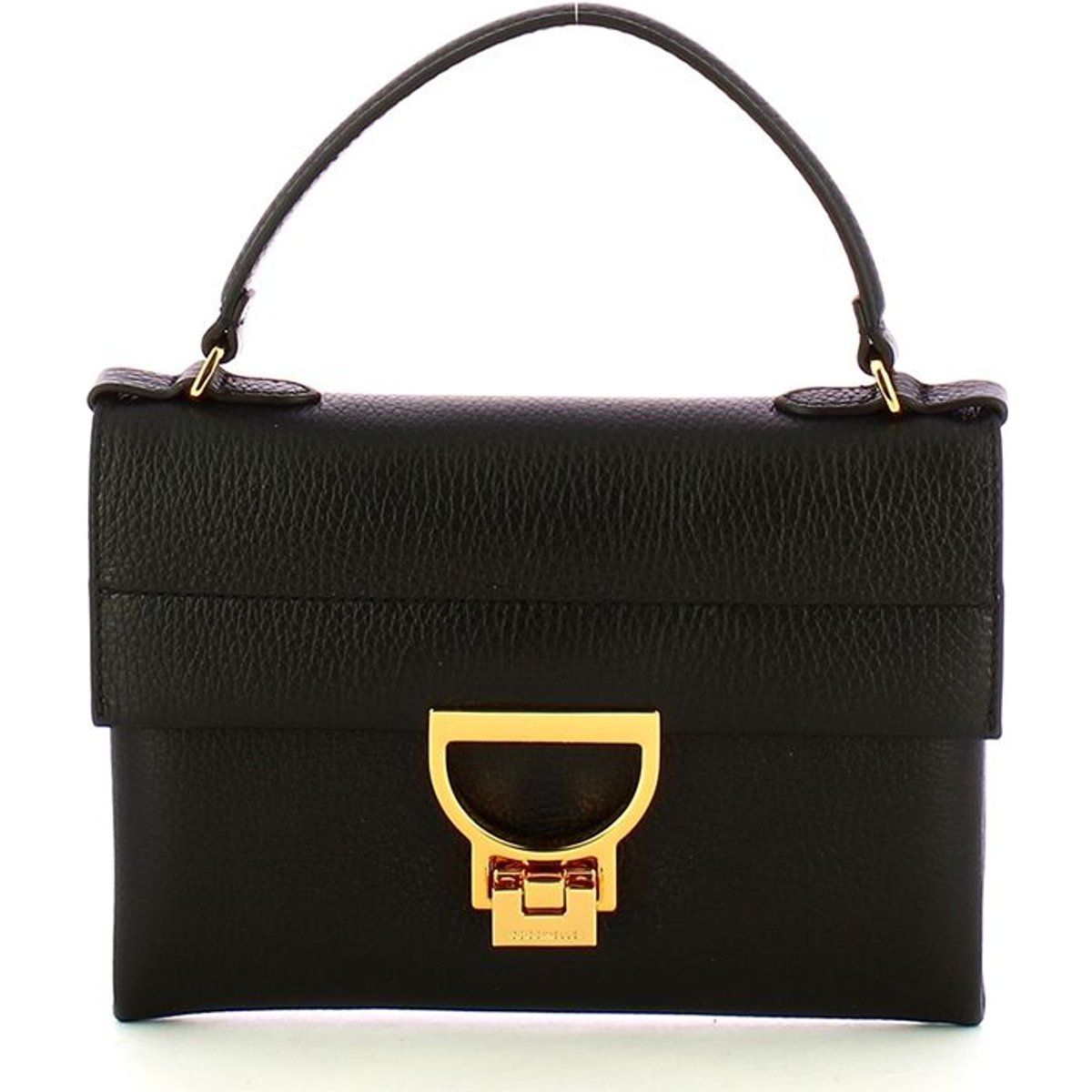 Elegante Lederhandtasche mit Griff