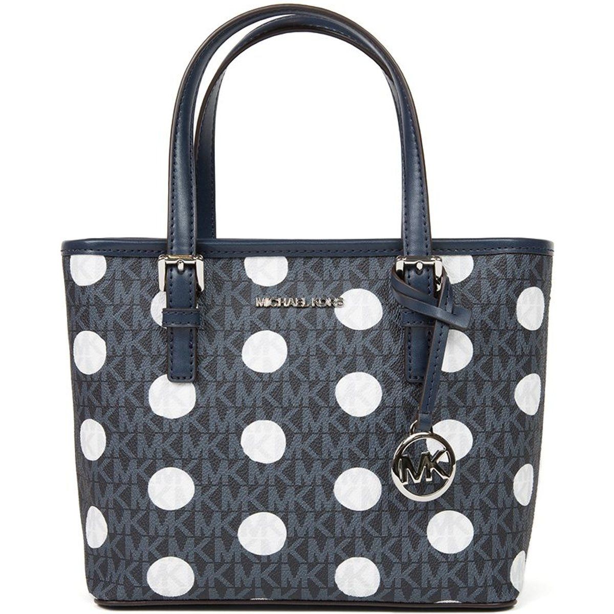 Mini-Tragetasche mit Polka-Dots