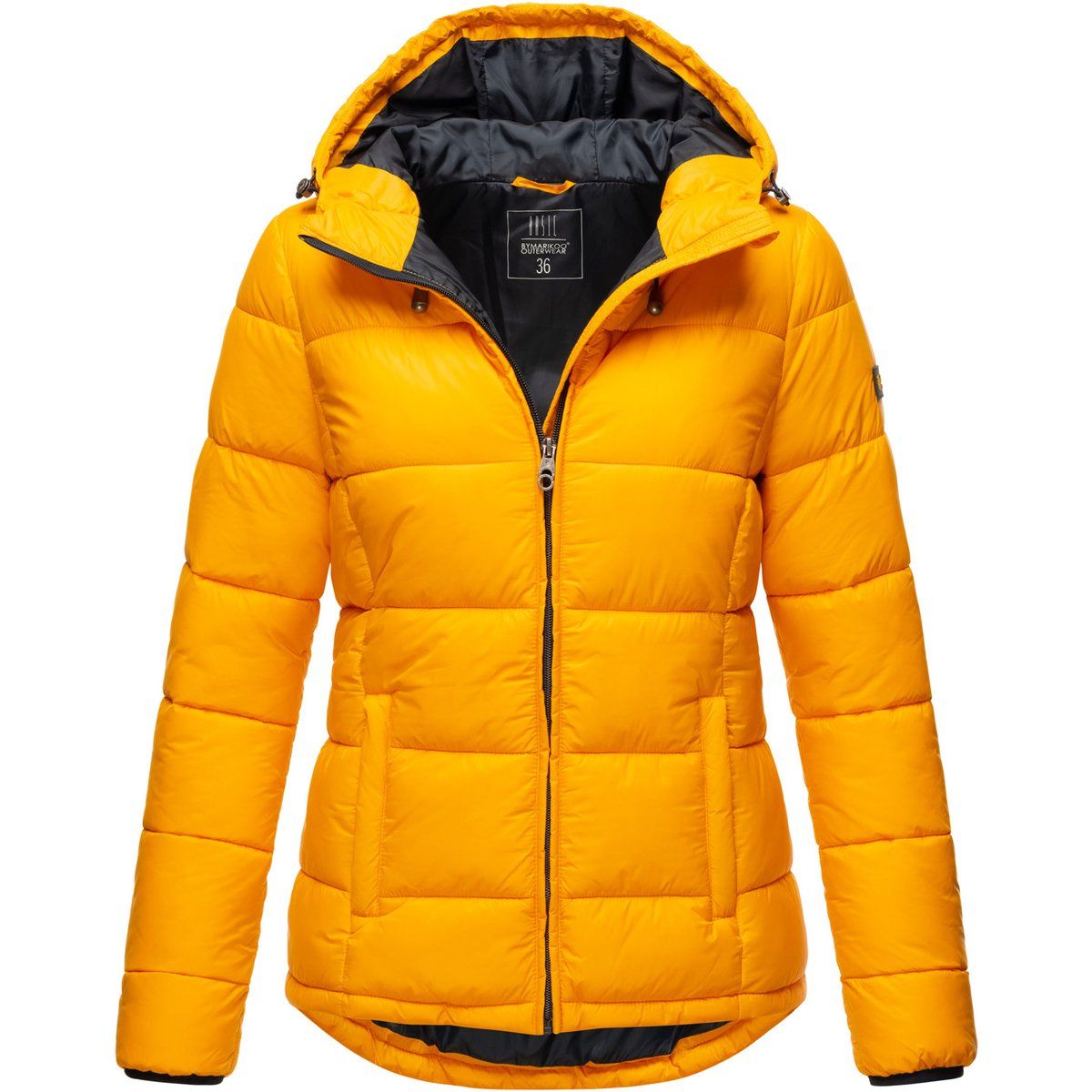 Leichte gesteppte Jacke mit Kapuze