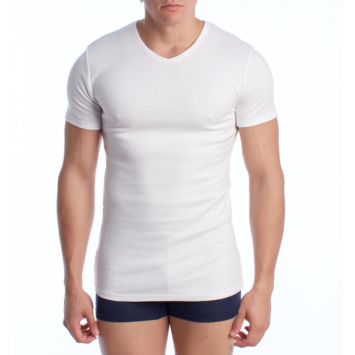 Thermo-T-Shirt mit V-Ausschnitt