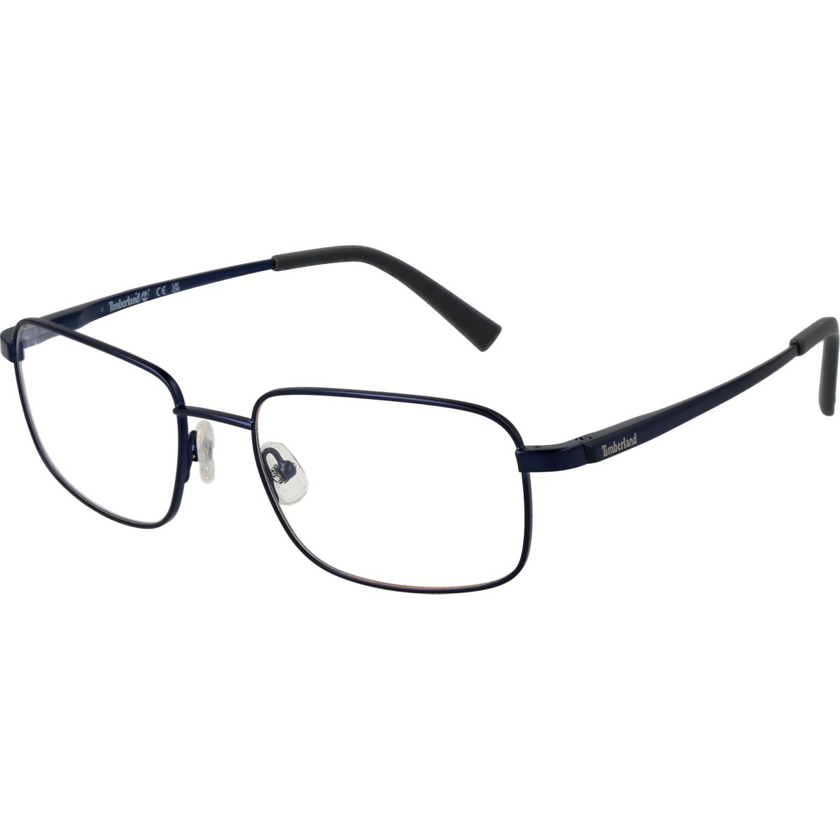 Rechteckige Vollrand-Metallbrille
