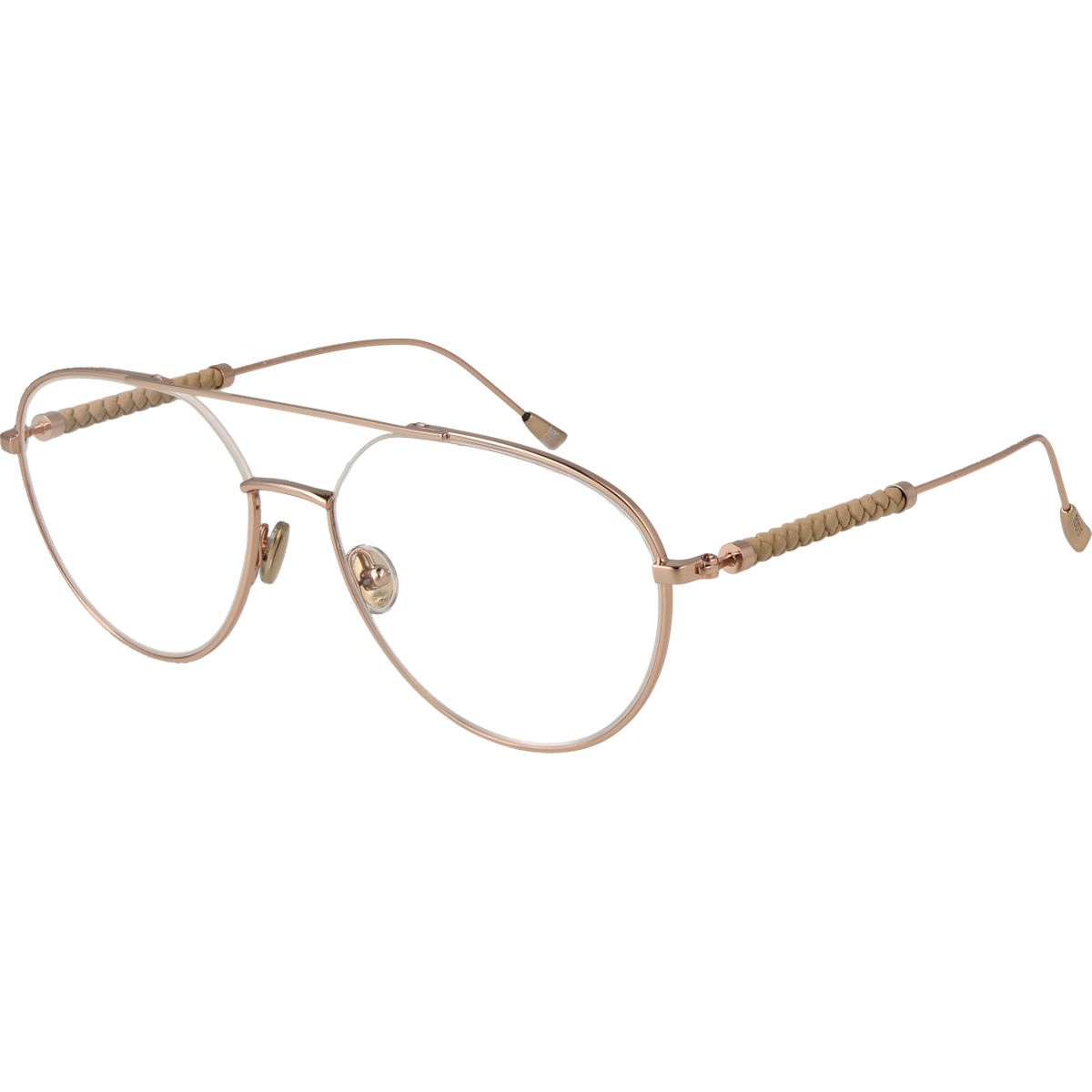 Halbrand-Brille im Pilotenstil