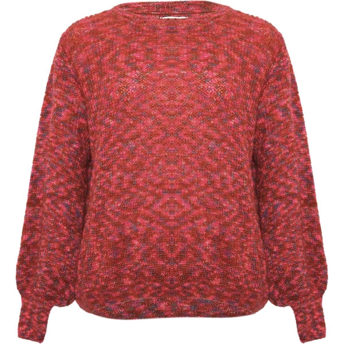 Gestrickter Pullover mit Ballonärmeln
