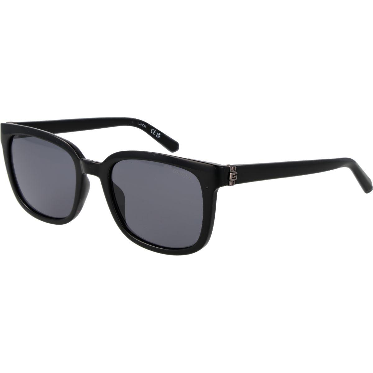 Schwarze Sonnenbrille mit quadratischem Rahmen