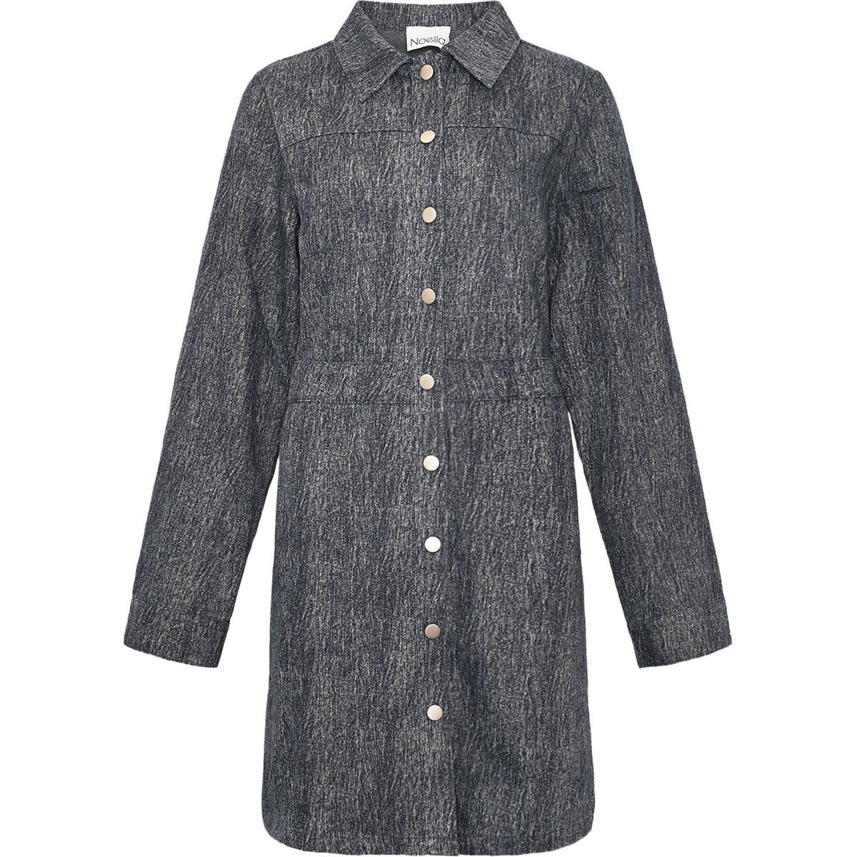 Kleid mit Knopfleiste und Relaxed Fit