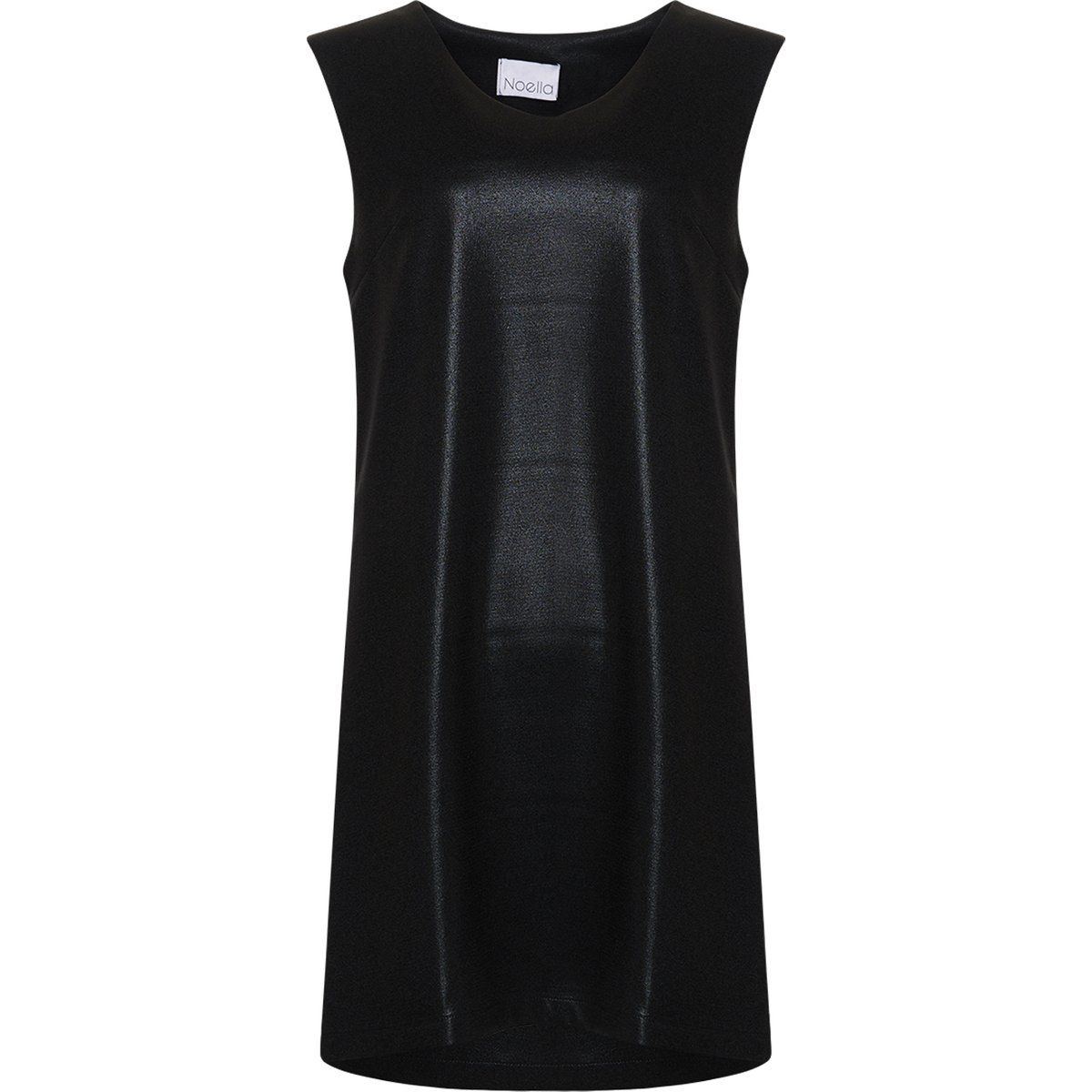 Ärmelloses metallisches Mini-A-Linien-Kleid
