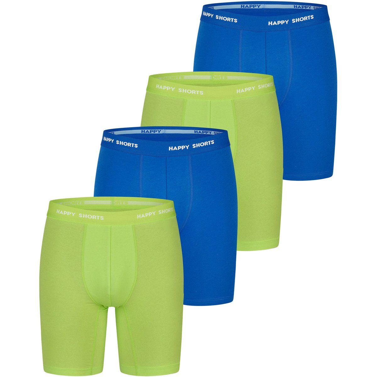 Herren Retro Neon Lange Boxershorts