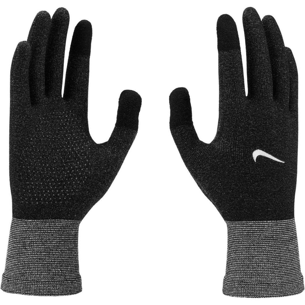 Nike - Handschuhe für Herren, Jerseyware, Laufen, Leicht (Schwarz)
