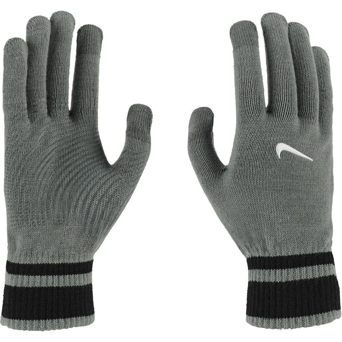 Strickhandschuhe mit Touchscreen-Funktion und Streifenbündchen