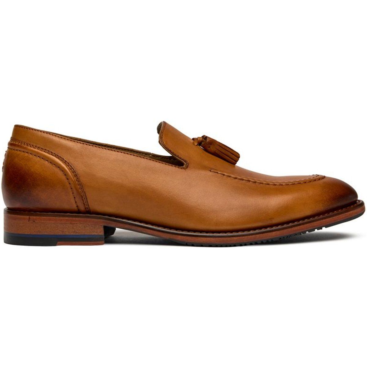 Herren Tassel Leder Slipper Schuhe