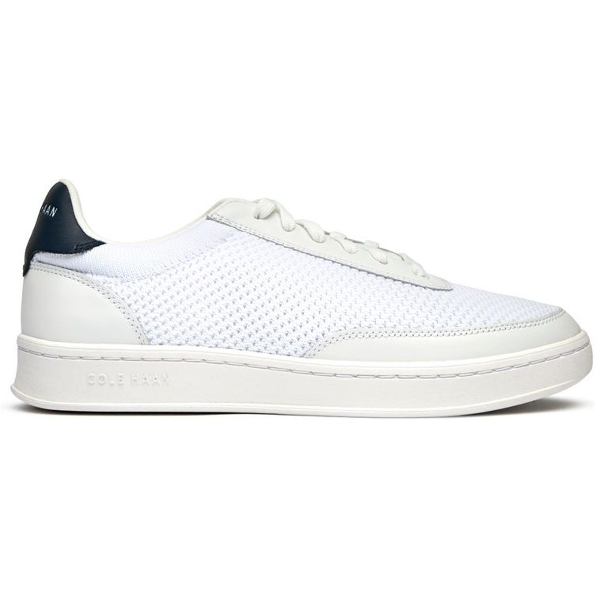 Weiße Court-Sneakers aus Mesh
