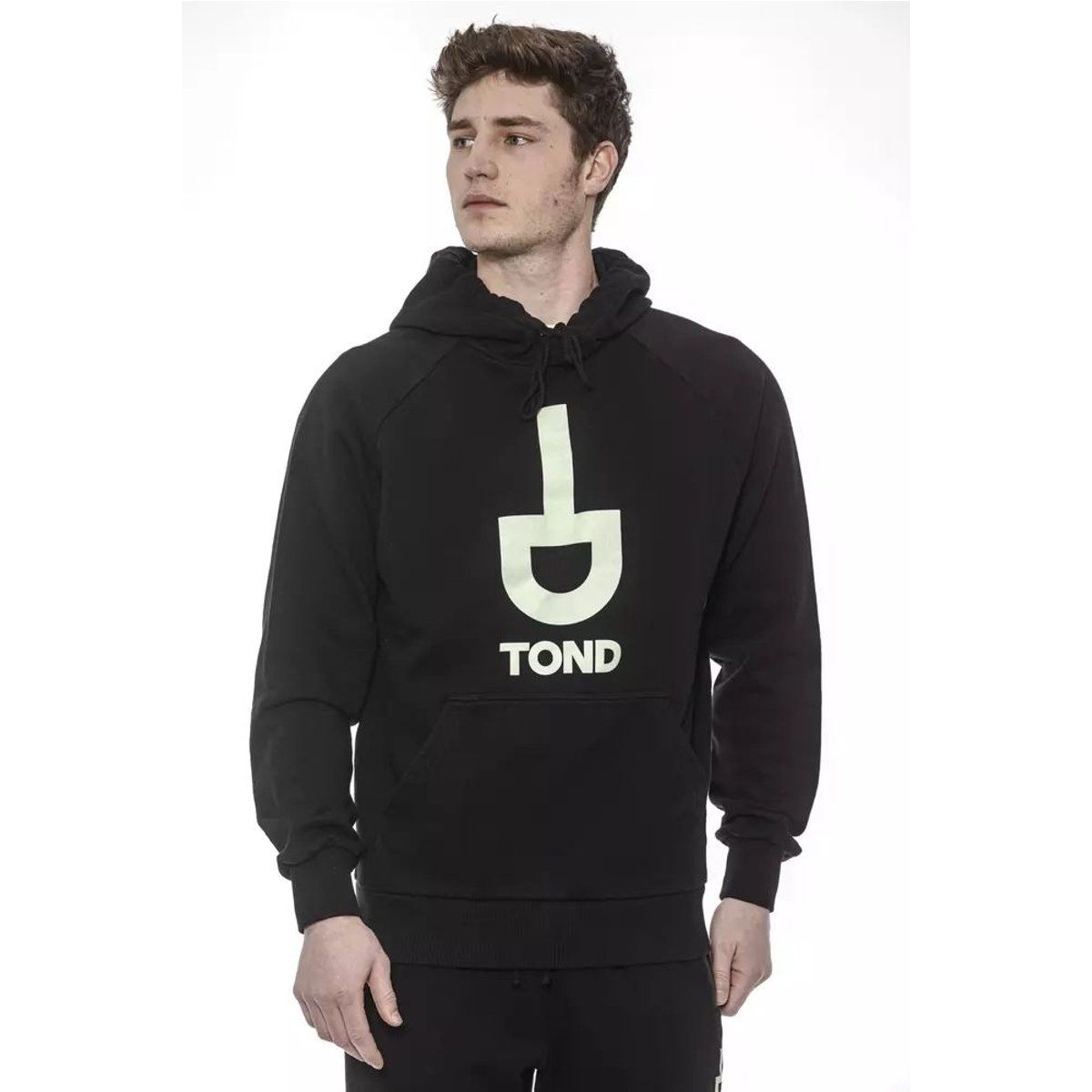 Übergroßer Kapuzenpullover mit Leuchtlogo