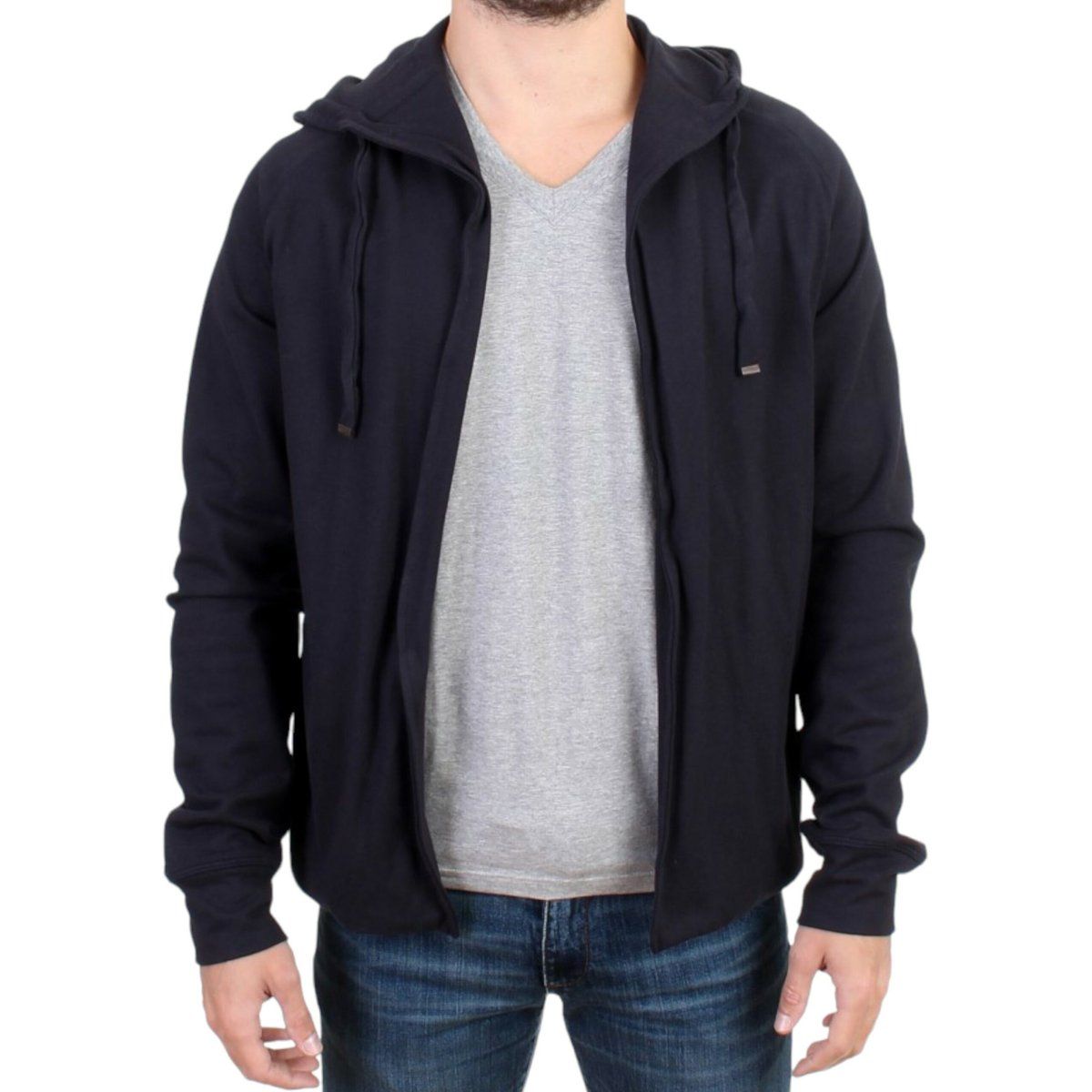 Lässige Kapuzenjacke mit Reißverschluss