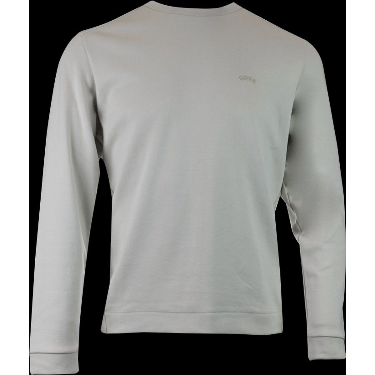 Lässiges Langarm-Sweatshirt mit Rundhalsausschnitt